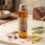 شربت لیمو گلسرخ زعفران ۷۰۰ گرمی همنشین - نوشیدنی ملس و نشاط‌آور
