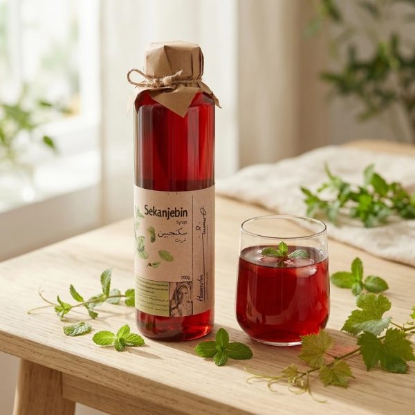 شربت سکنجبین ۷۰۰ گرمی همنشین - نوشیدنی سنتی و رفع کننده عطش