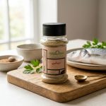 ادویه دریایی همنشین ۷۰ گرمی - چاشنی تخصصی ماهی و میگو بدون نمک