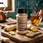پودر زنجبیل همنشین ۴۰ گرمی چاشنی گرم و خالص ریشه زنجبیل اعلا