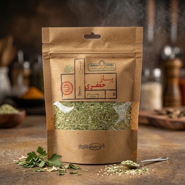 چاشنی پیاز جعفری همنشین - ترنمِ طراوتِ باران و عطرِ خوشِ آشنایی۱۰۰ گرم